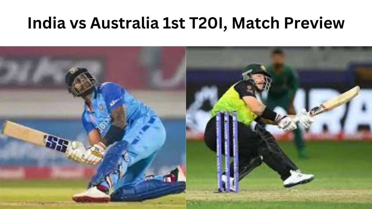 India vs Australia 1st T20I