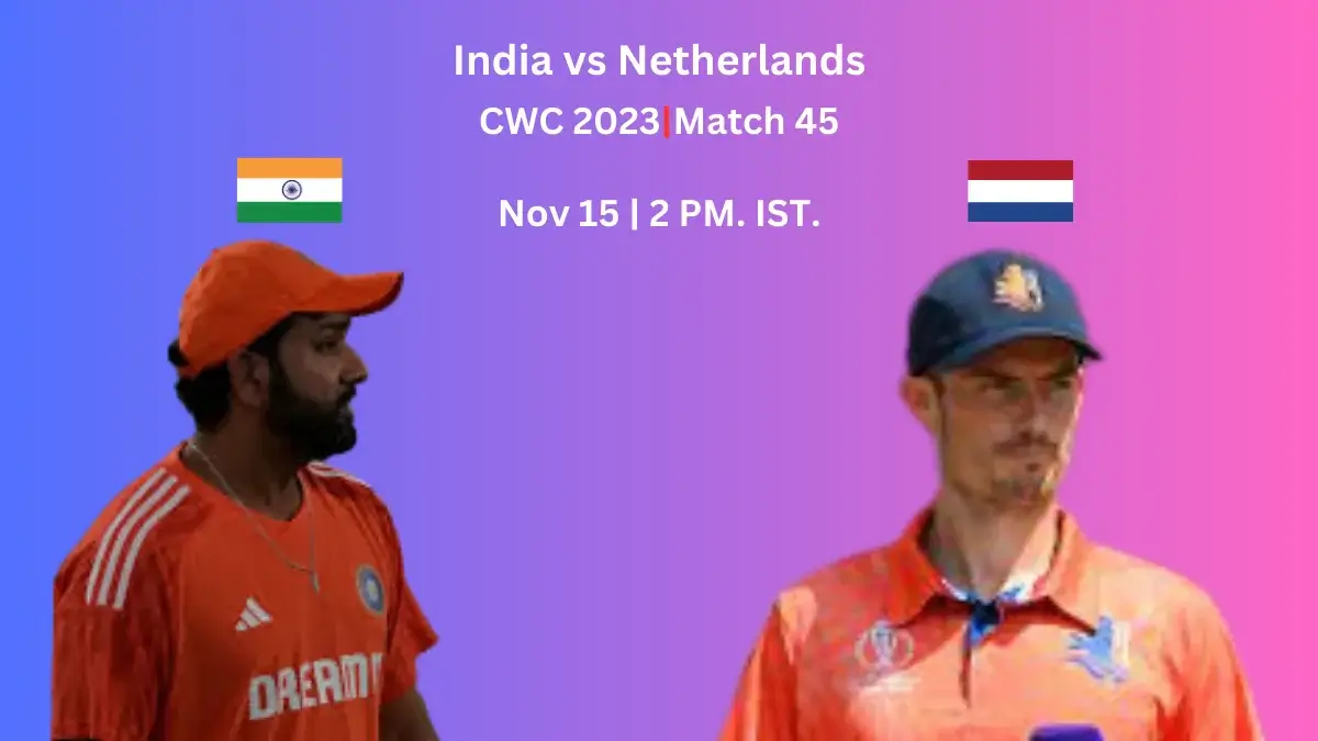 India vs Netherlands