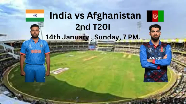 India vs Afghanistan 2nd T20I