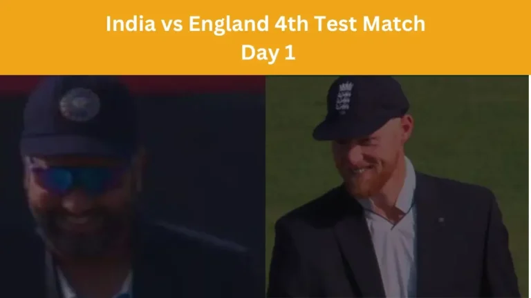 India vs England 4th Test