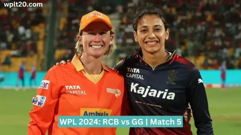 WPL 2024: RCB Triumphs Over GG