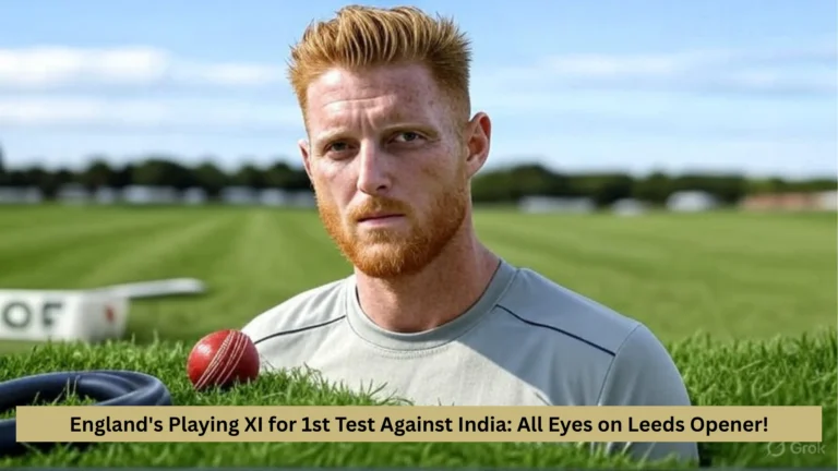 England's Playing XI