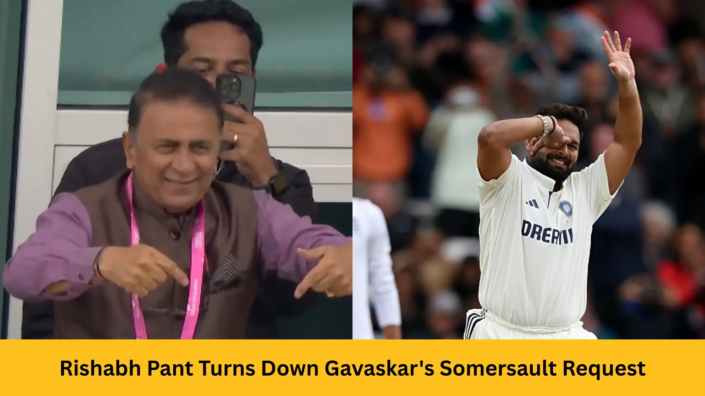 Gavaskar's Somersault Request