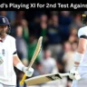 England's Playing XI for 2nd Test Against India