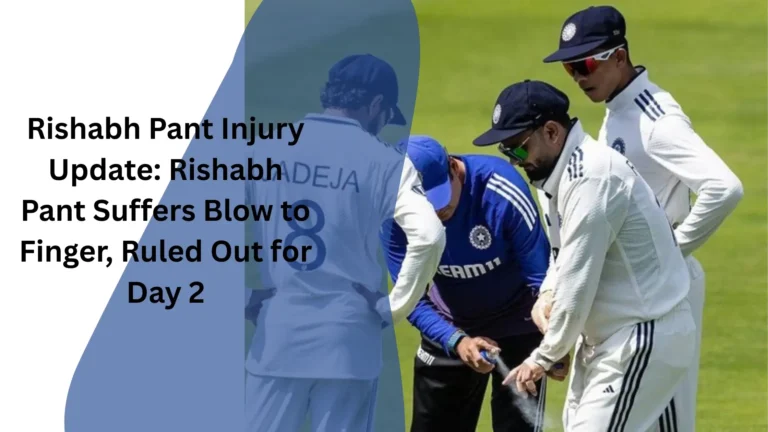 Rishabh Pant Injury